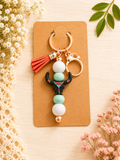 Beaded Charm Keychains