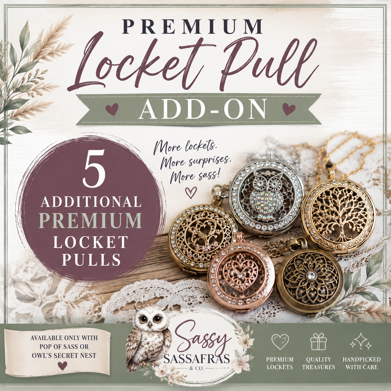 🦉 Premium Locket Pull Add-On 🦉